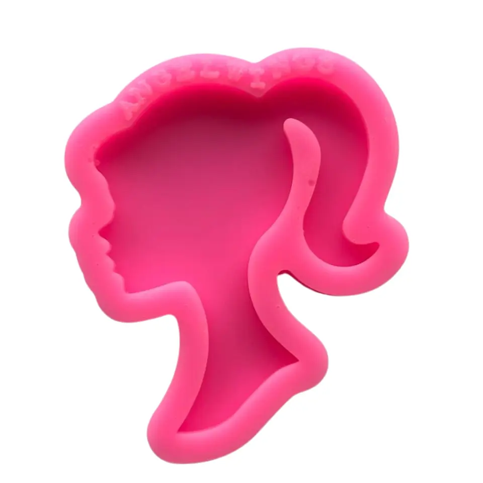 Molde de Silicona Silueta Fashion Barbie Girl para Resina 1