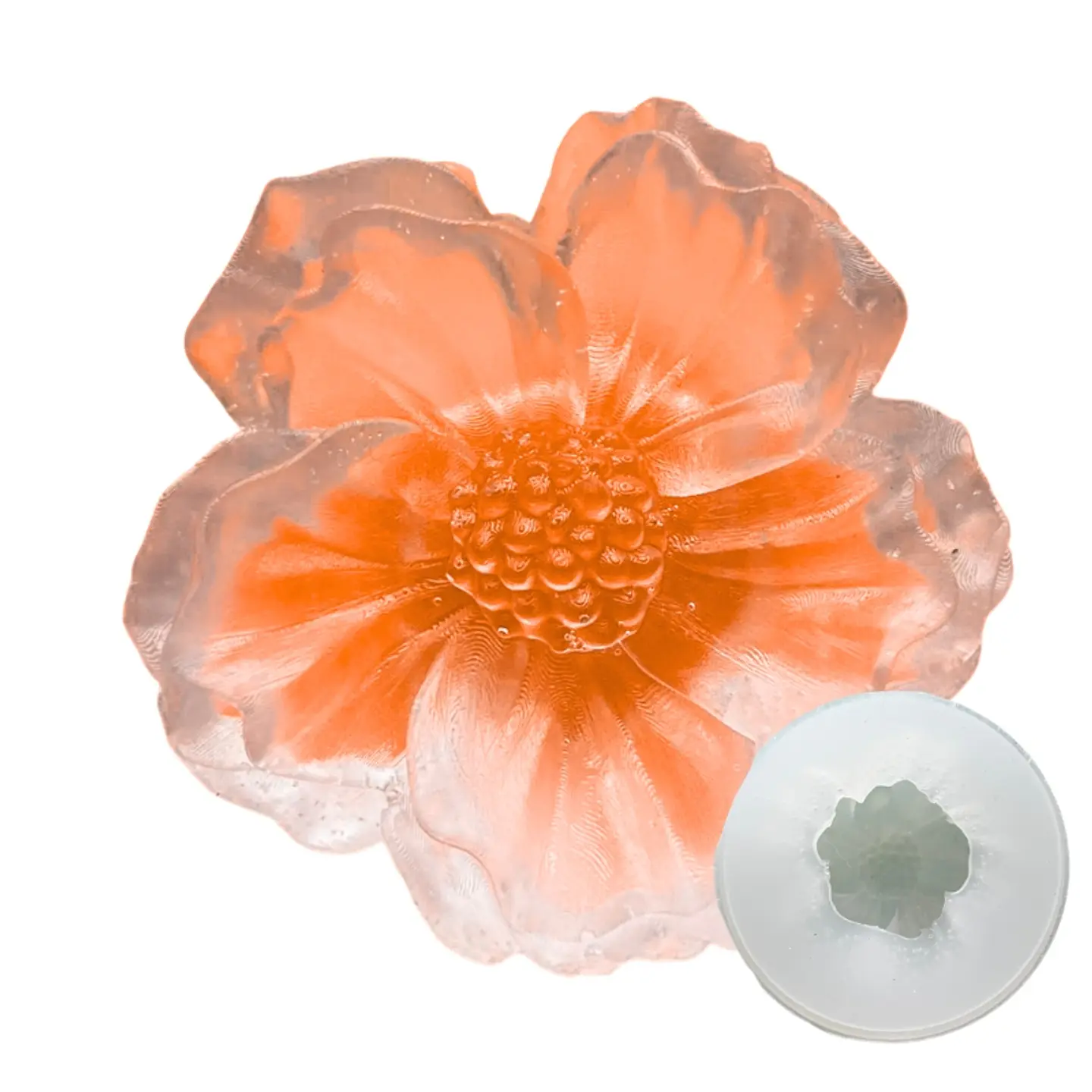Molde de Silicona Flor Tipo Cosmos 6,5 cm para Resina y Manualidades 1