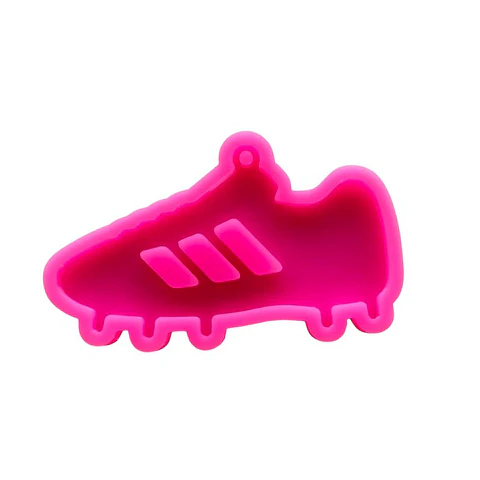 Molde de Silicona Zapatilla de Fútbol para Llavero en Resina 7 cm