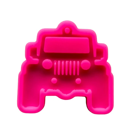Molde de Silicona Jeep 4x4 para Resina | Llavero y Colgante