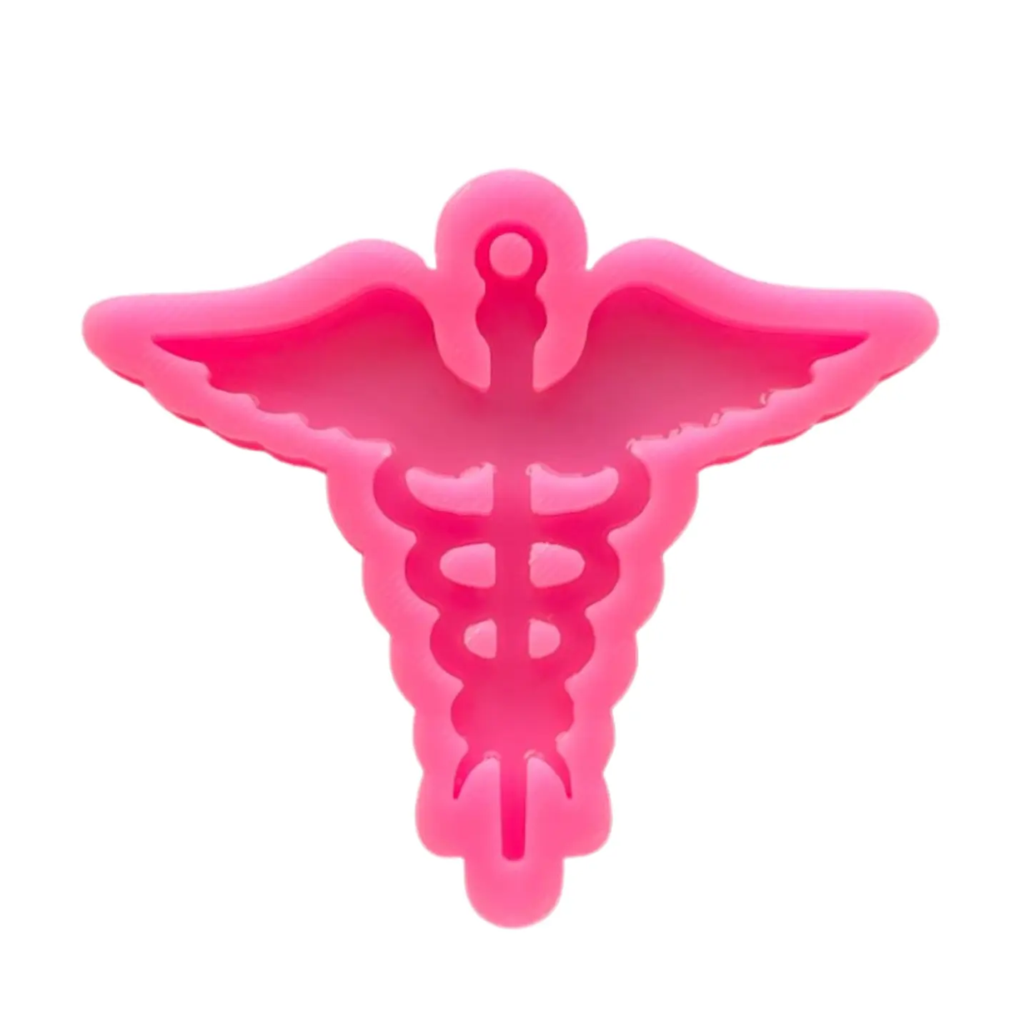 Molde de Silicona Símbolo de Medicina para Resina | Llavero para Médicos y Enfermeros 1