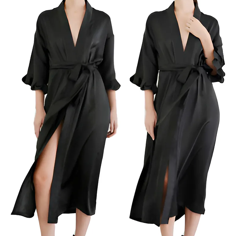 Molde Digital Bata Larga Manga Con volado, Pack Talles S A Xxl 1