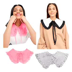 Molde Digital 2 Cuellos Accesorio, Pack 2 Talles De Cada modelo