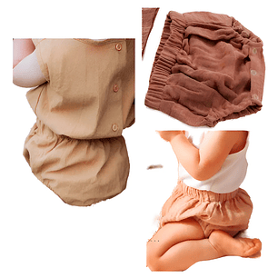 Molde Digital Pañalero Bebe Con abertura Inferior, talles 1 A 5