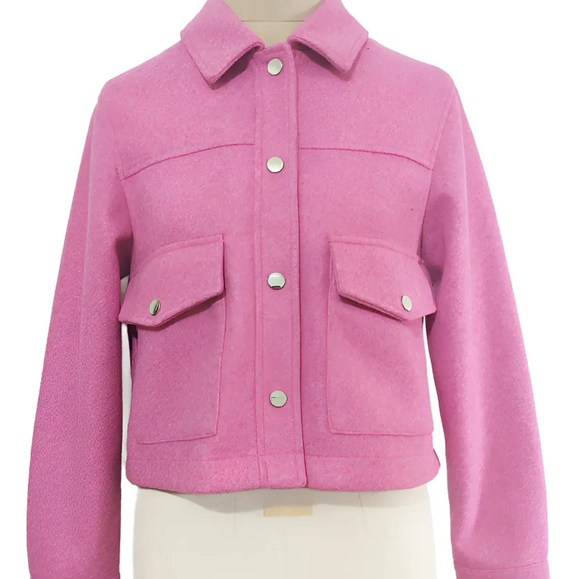 Molde Digital Abrigo Canesu Con bolsillo Plaque, talles S A Xxl 1