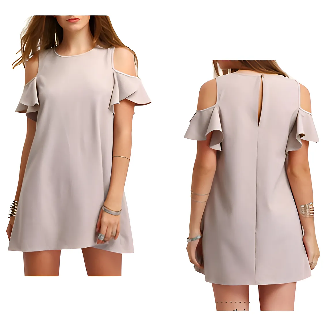 Molde Digital Vestido Cuerina Escote Corazon, Talles S A Xxl 1
