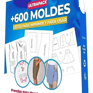 600 Moldes Patrones De Ropa Para Mujeres Hombres Y Niños