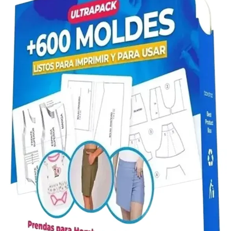 600 Moldes Patrones De Ropa Para Mujeres Hombres Y Niños 1