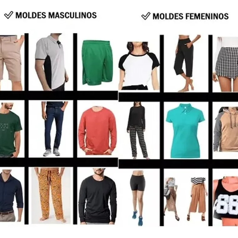 600 Moldes Patrones De Ropa Para Mujeres Hombres Y Niños 2