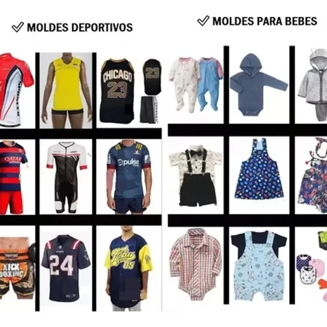 600 Moldes Patrones De Ropa Para Mujeres Hombres Y Niños 4