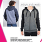 Molde Digital Chaqueta Buzo Raglan C/capucha Pack Talles S Al Xxl - Miniatura 1