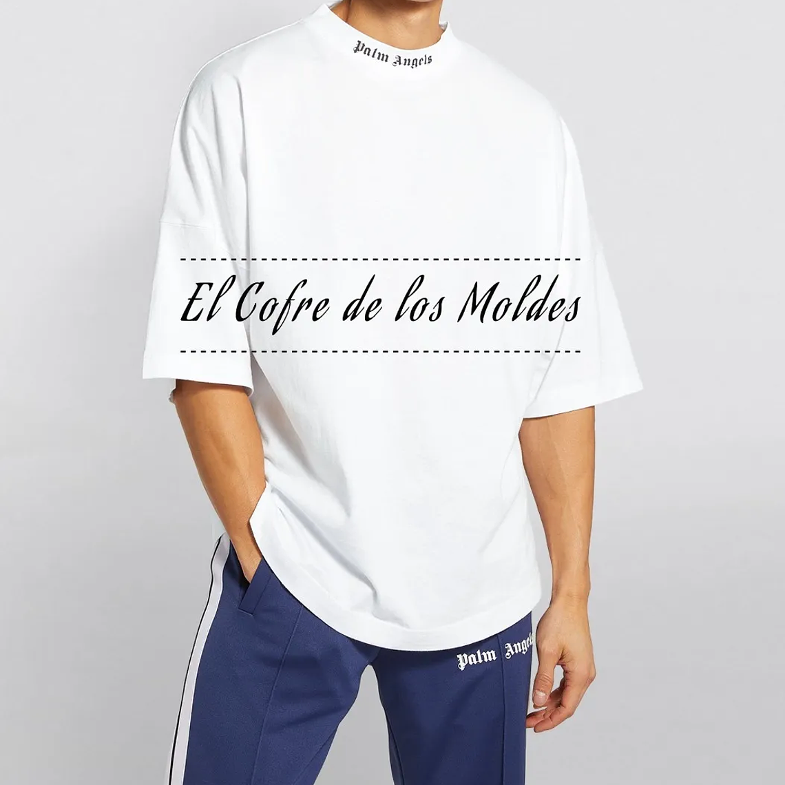 Molde Digital Polera Oversize Ruedo Curvo, Talles Xs Al Xl 1