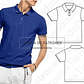 Molde Patron Imprimible Polera Polo Hombre Talles Del Xs Al 3xl - Miniatura 2