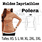 Moldes Patrones Imprimibles Beatle Xs Al 3xl Modelista - Miniatura 2