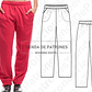 Molde Patron Imprimible Pantalon Buzo Hombre S Al 2xl - Miniatura 1