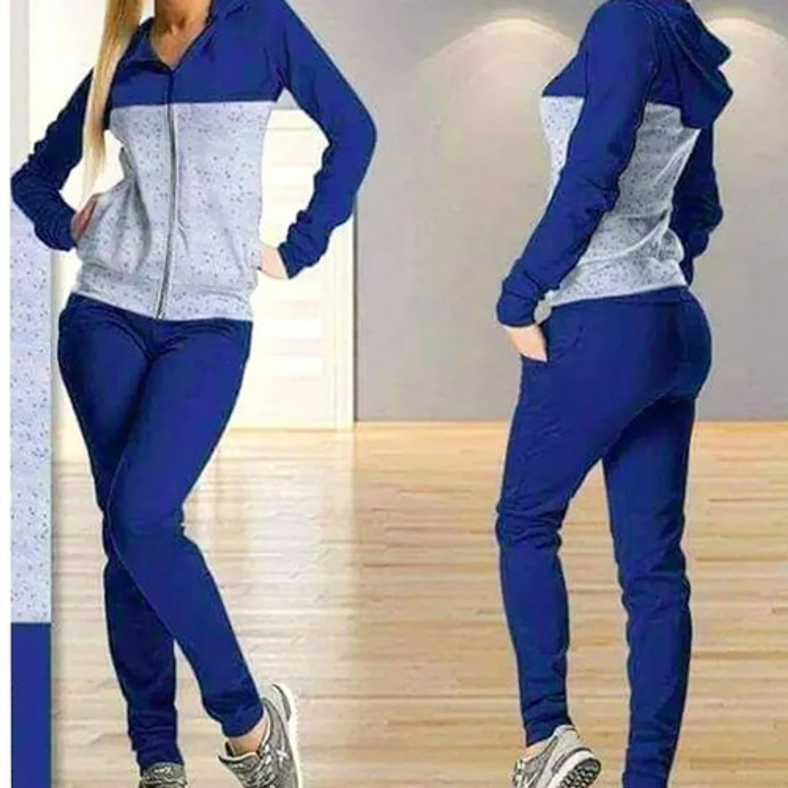 Molde Digital Conjunto Buzo chaqueta + jogger Pack De 5 Talles! 1