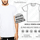 Molde Patrón Imprimible Polera Básica Hombre Del S Al 3xl - Miniatura 2