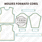 Molde Patrón Coreldraw Polerón Basico Hombre Del S Al 2xl - Miniatura 2