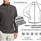 Molde Patron Imprimible Chaqueta Buzo Manga Ranglan Xs Al 2xl - Miniatura 2
