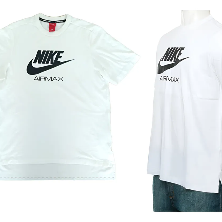 Molde Digital Polera Ruedo Irregular, Pack Talles S Al Xxl 1