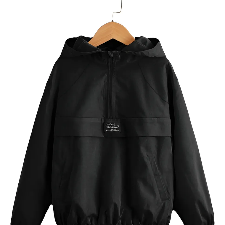 Molde Digital Polerón Cortaviento Ranglan Niños Unisex, talles 4 A 16 1