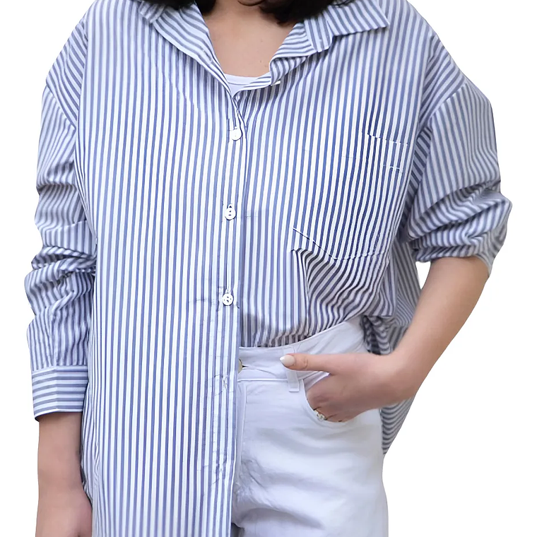 Molde Digital Blusa Extra Large Manga Caida, Pack Talles S Al Xxl 1