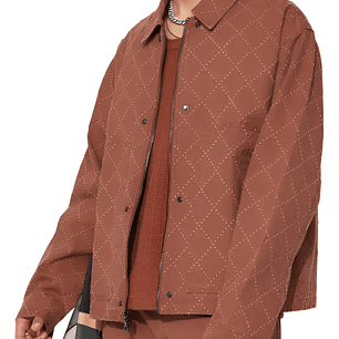 Molde Digital Chaqueta Con bolsillos Parche, Talles S Al Xxl