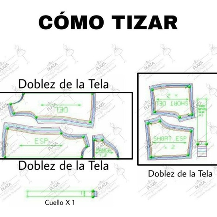 Moldes Patrones Imprimibles Pijama Polera Y Short Xs Al 3xl 2