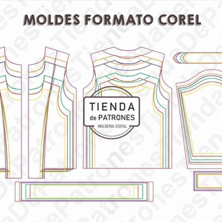 Molde Coreldraw Chaqueta Niños Bomber Jacket Talles 4 Al 14 2