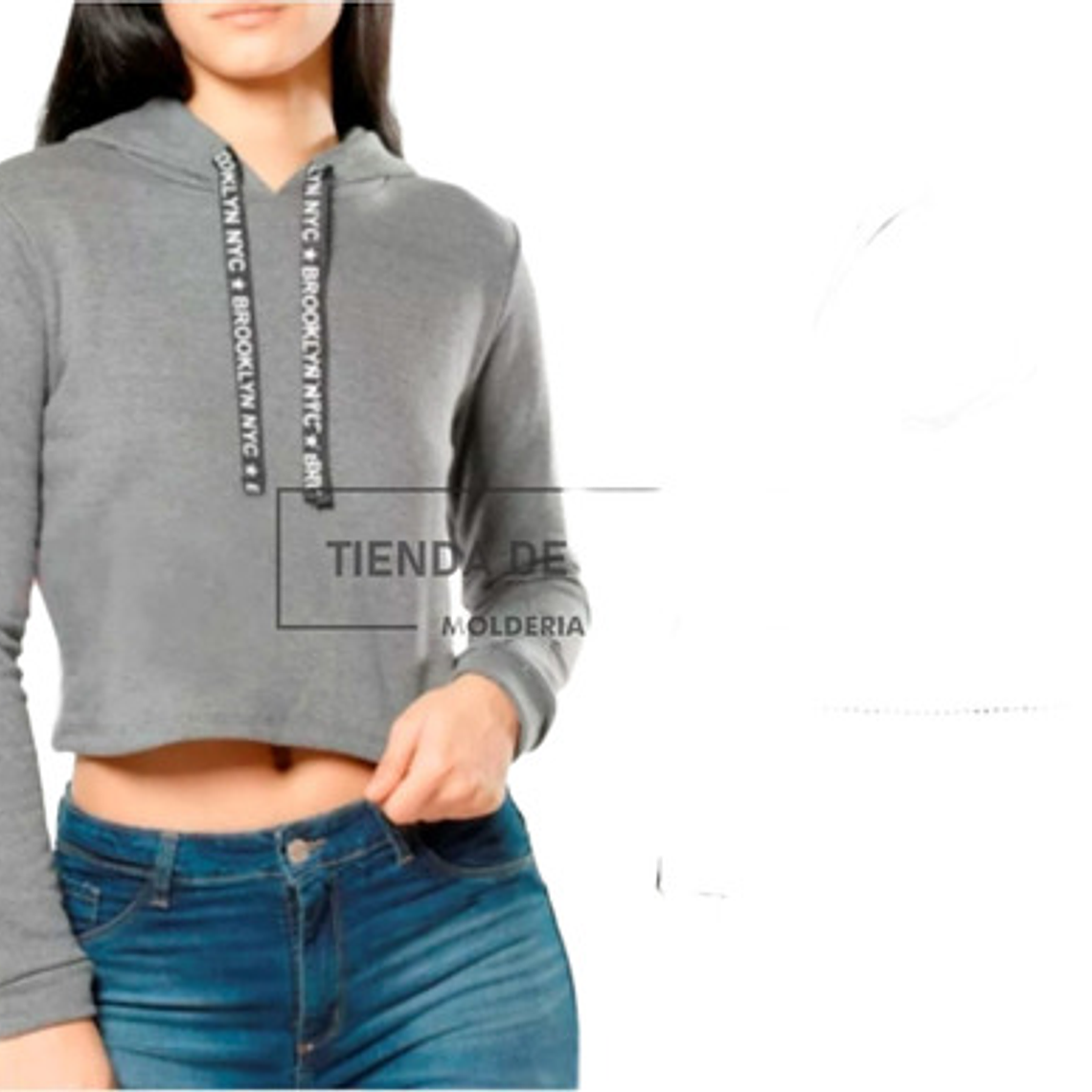 Moldes Patrones Imprimibles Polerón Top Mujer Talles Xs Al Xl 2