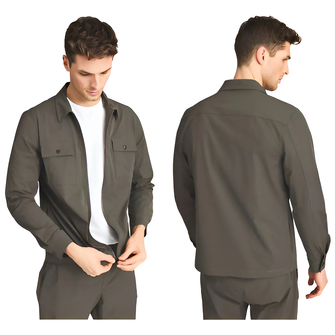 Molde Digital Chaqueta Cuello Sport C/canesu, Talles S Al Xxl 1