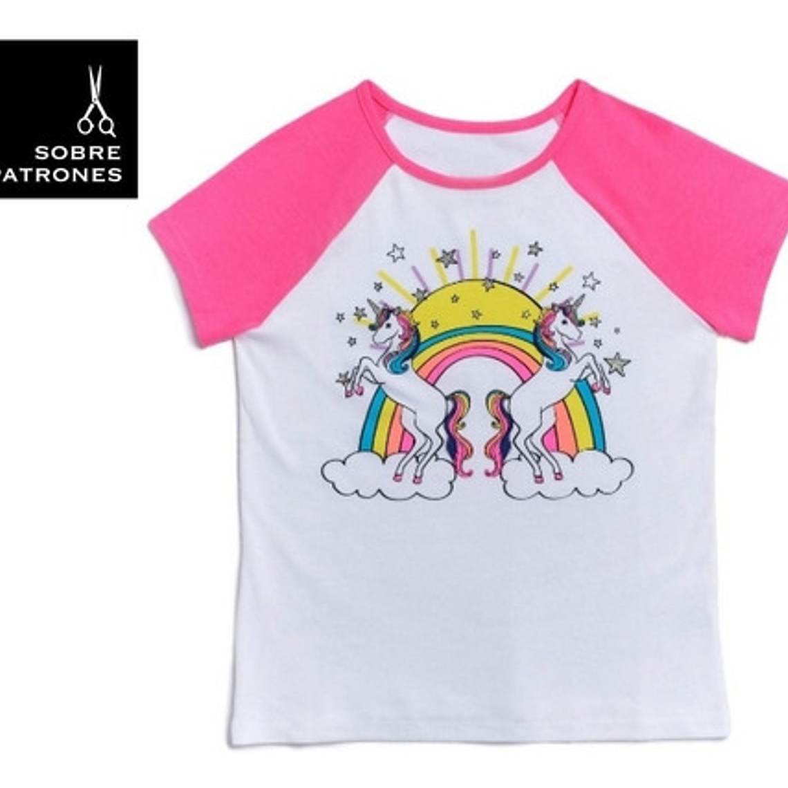 Molde De Costura, Patron Polera Ranglan Mc Nena, Imprimible 2