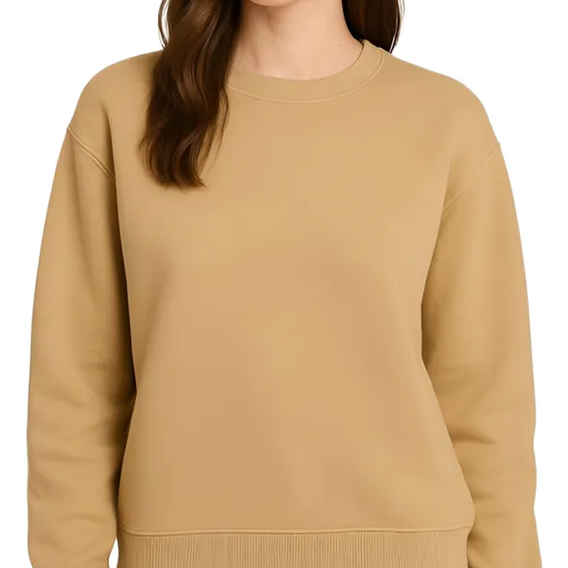 Molde Digital Polerón Cuello Redondo Mujer, pack Talles S Al Xxl 1