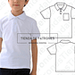 Molde Patron Coreldraw polera Polo Niños Talles Del 10 Al 16 - Miniatura 1