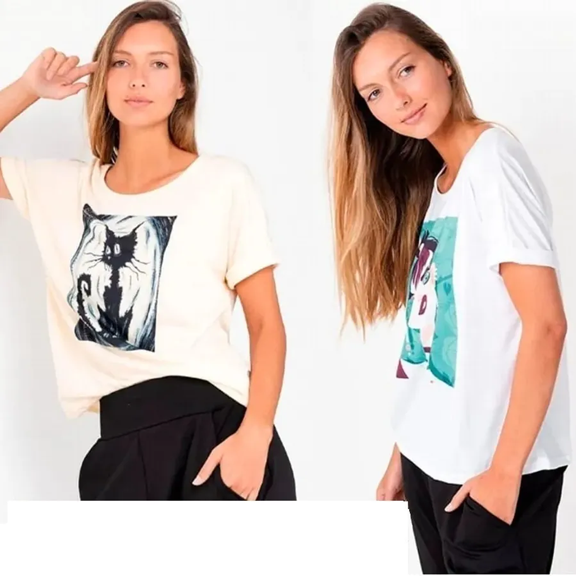 Molde Digital Polera Hombro Caido Arremangado Pack 5 Talles! 1