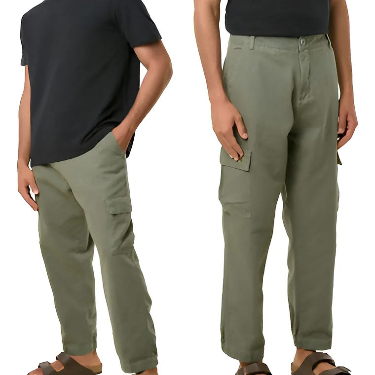 Molde Digital Pantalon Cargo Hombre, Pack Talles S Al Xxl 2