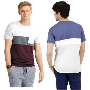 Molde Digital Remera Con Triple Recorte Patron Pack 5 Talles