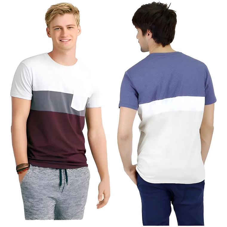 Molde Digital Polera Con Triple Recorte Patron Pack 5 Talles 1