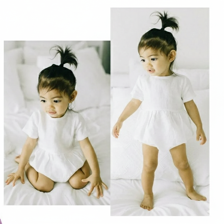 Molde Digital Body Bebe Frunce Inferior, Pack Talles 1 Al 5 3