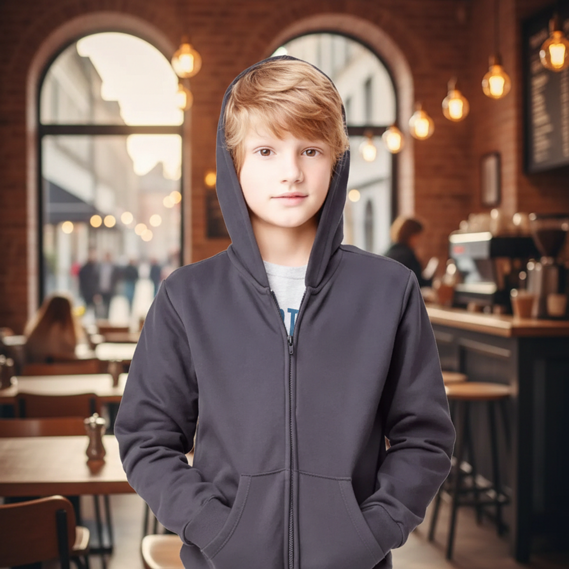 Molde Digital Buzocampera C/capucha Niños Pack Talles 2 A 16 1