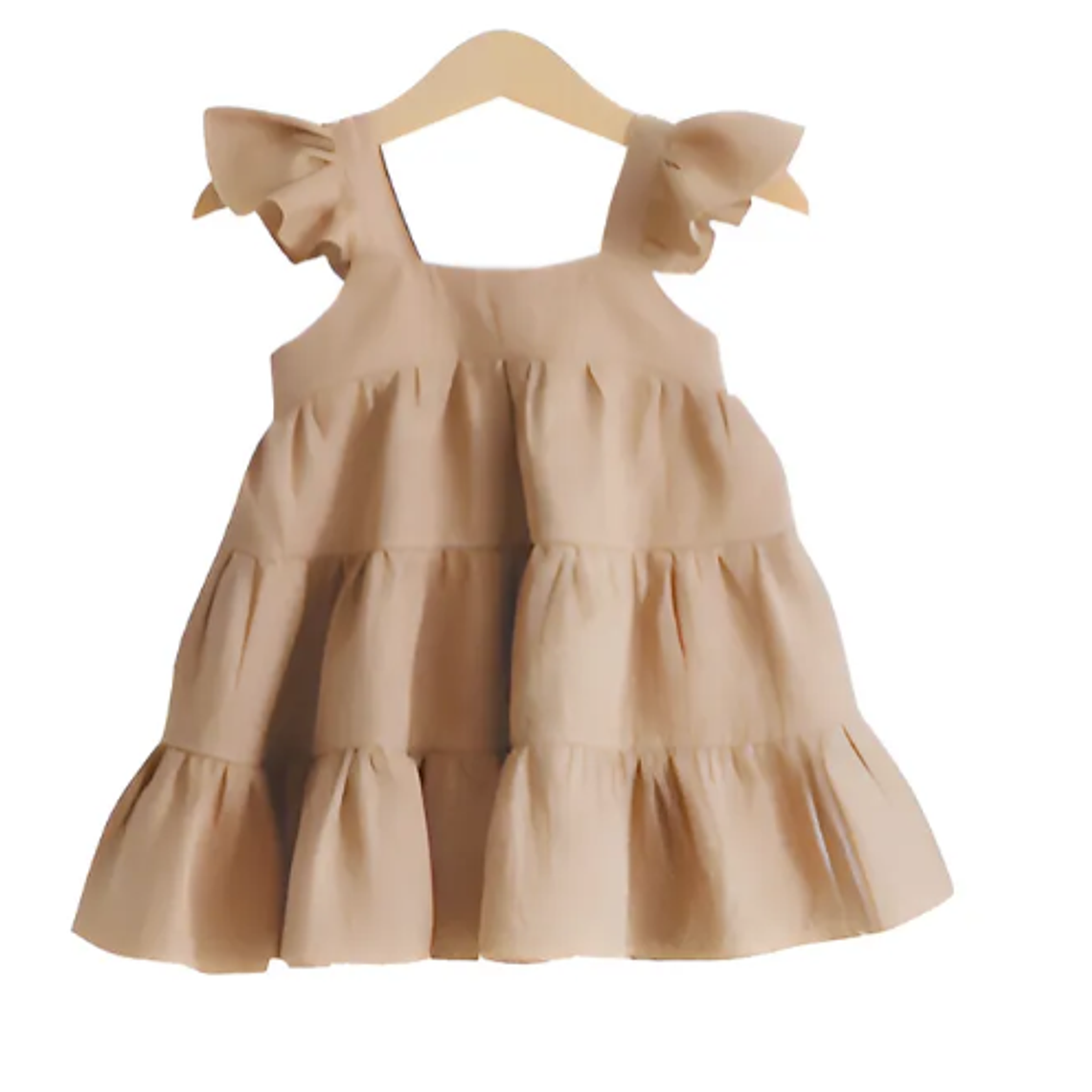 Molde Digital Vestido Beba Triple Volado,pack Talles 1 Al 5 2