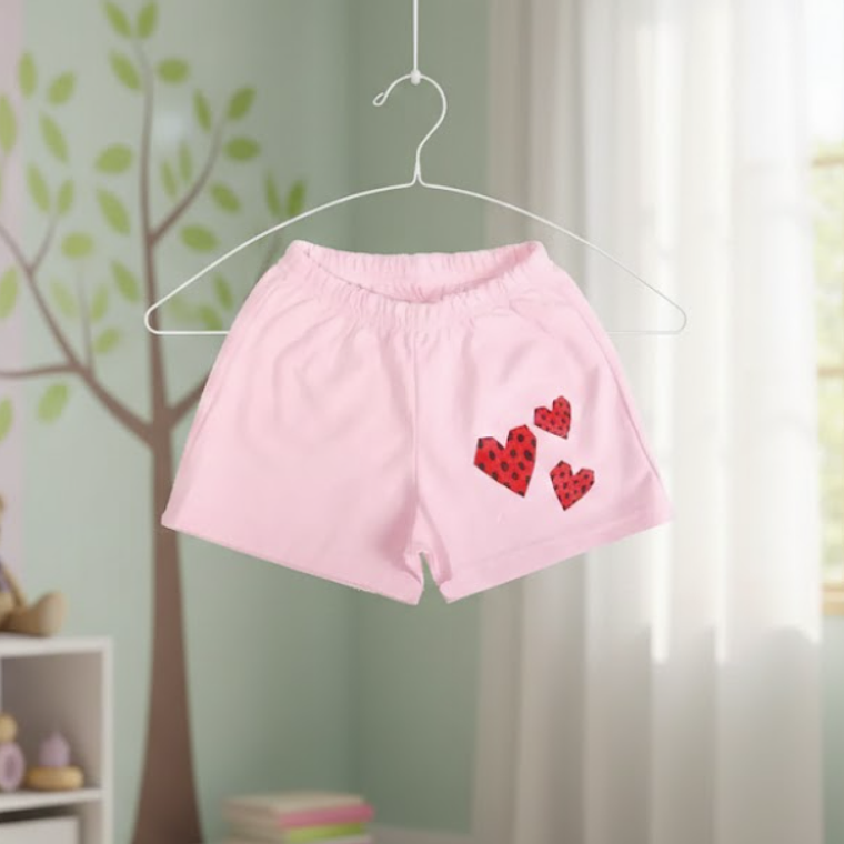 Molde Digital Short De Punto Niña, Patron Pack Talles 2 A 16 1