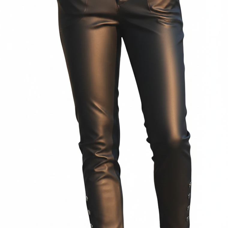 Molde Digital Pantalón Cuerina Con Broches Talles S A Xxl 1