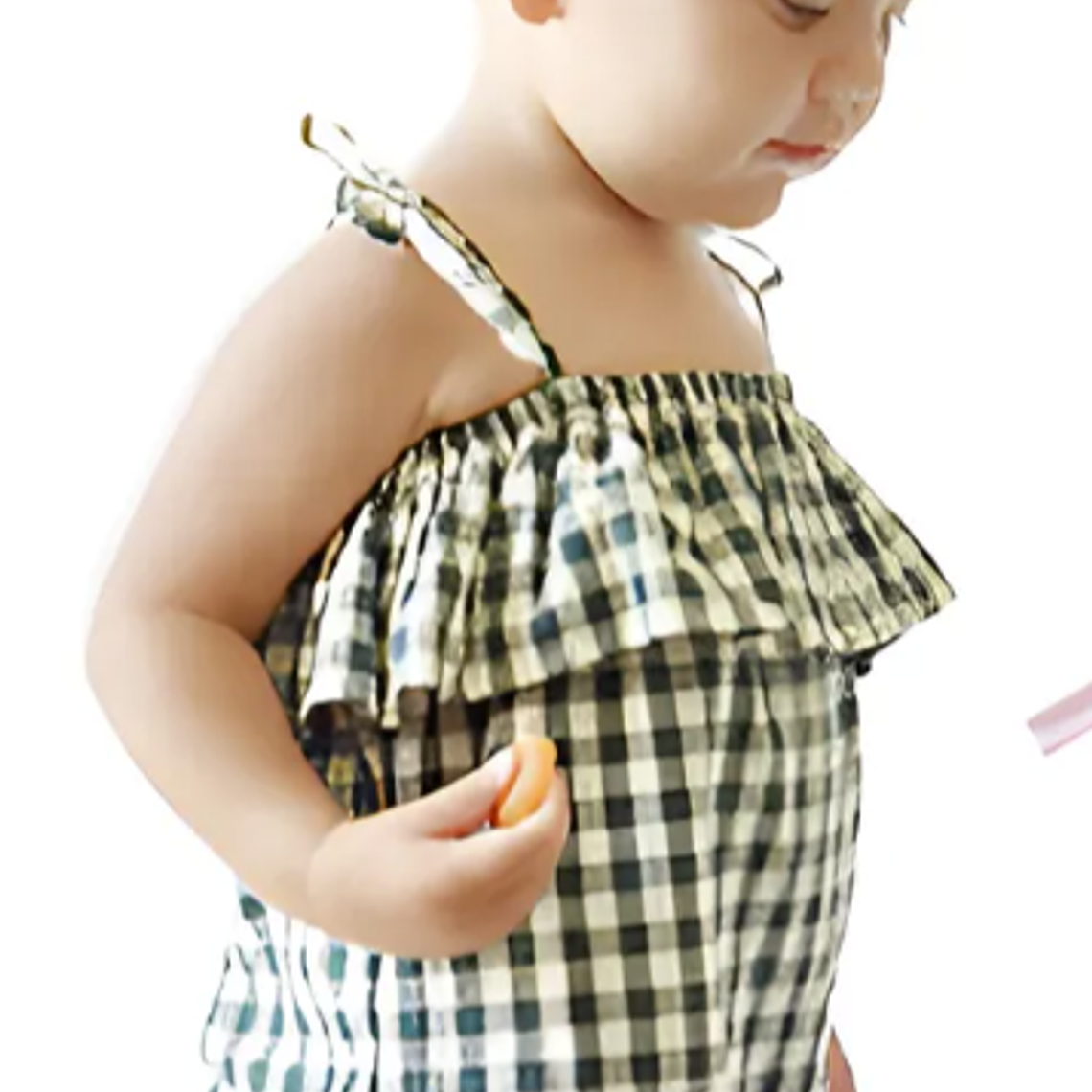 Molde Digital Body Beba Volado + lazo bretel pack Talles 1 Al 5 2