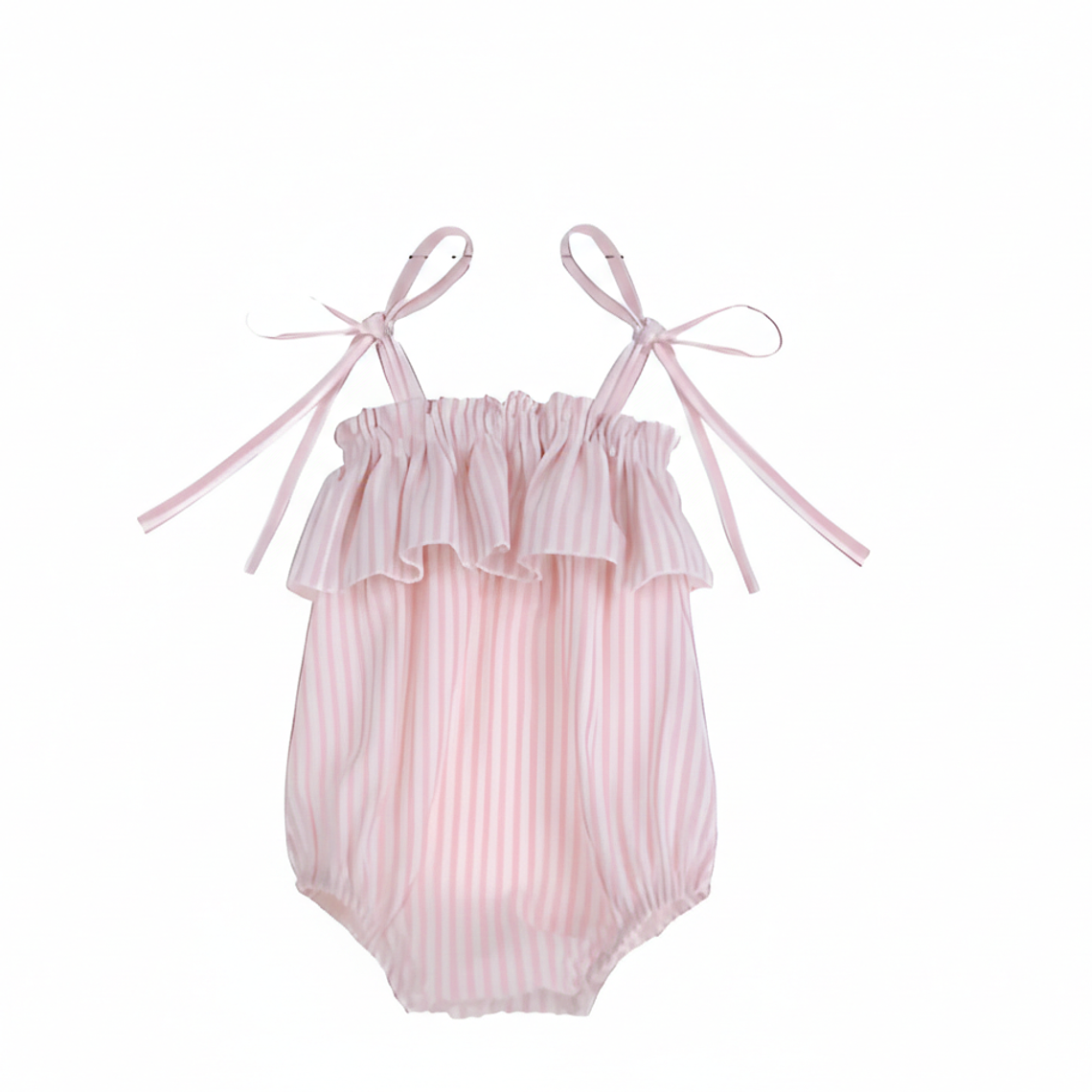 Molde Digital Body Corto Beba Volado lazo bretel Talles 1 A 5 3