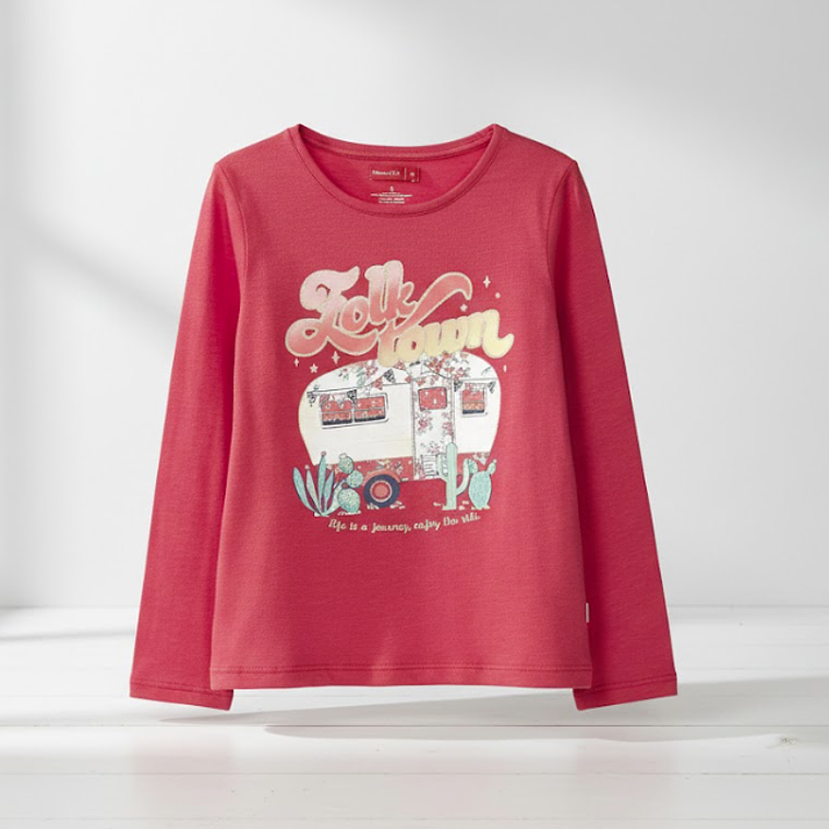 Molde Digital Remera Manga Larga Niña Pack Talles 2 Al 16 1