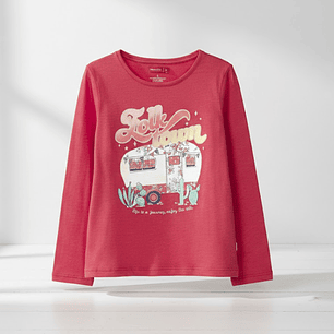 Molde Digital Polera Manga Larga Niña Pack Talles 2 Al 16