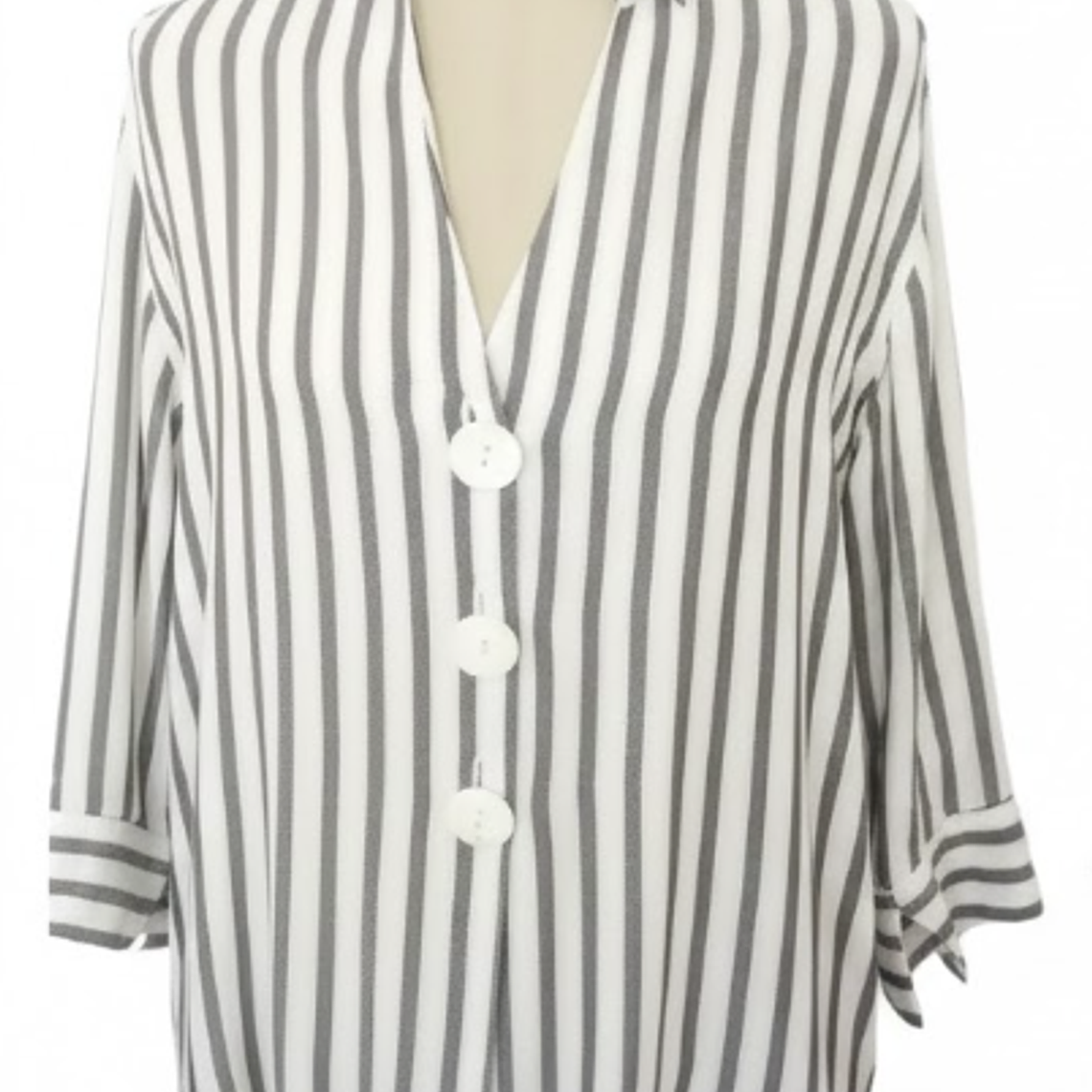 Molde Digital Blusa Camisera Escote V,  Manga 3/4 Pack 5 Talles! 3