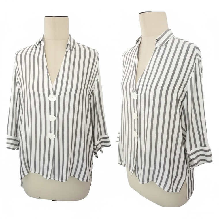 Molde Digital Blusa Camisera Escote V,  Manga 3/4 Pack 5 Talles! 2