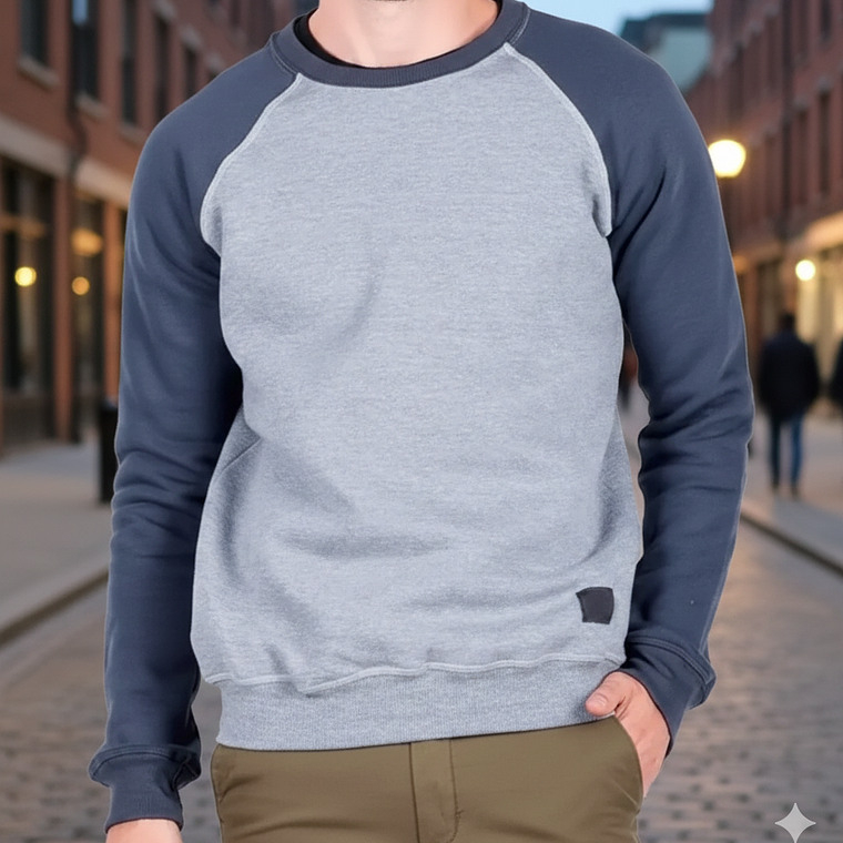 Molde Digital Buzo Manga Raglan, Patron Pack Talles S A Xxl 1